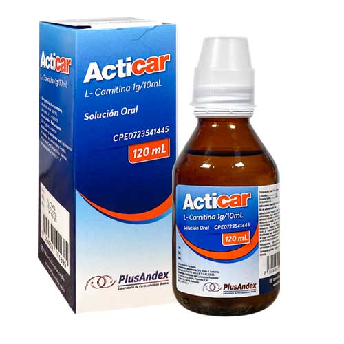 ACTICAR 1G/10ML SOL ORAL X 120 ML